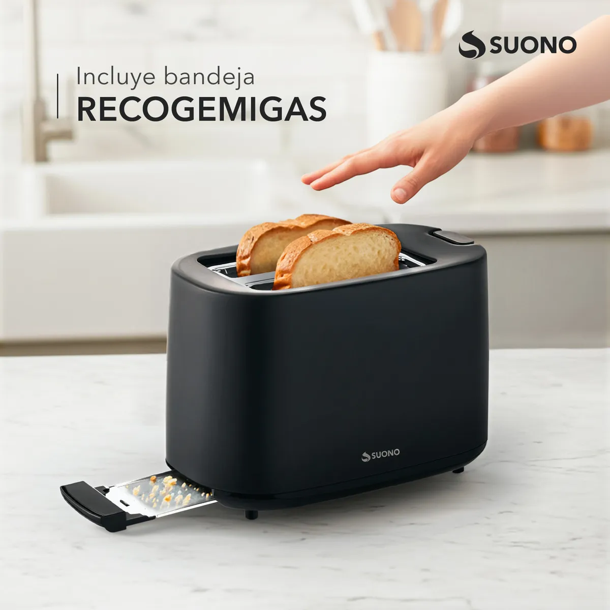 Tostadora eléctrica 2 panes